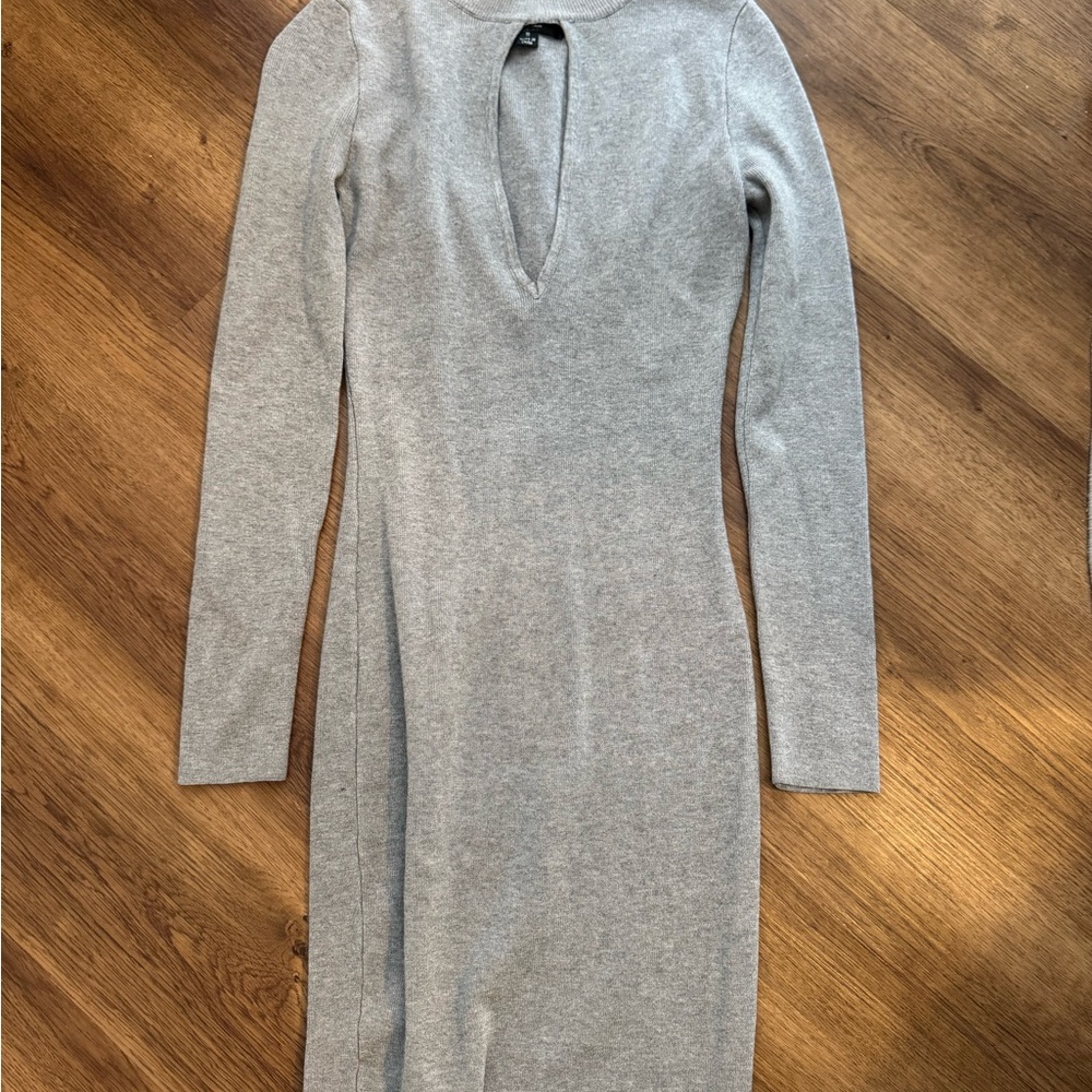 Hera Collection Gray Long Sleeve Dress
